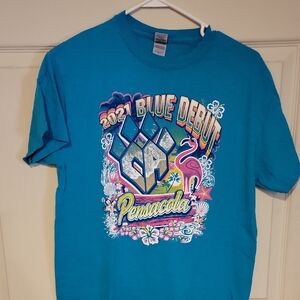 Gildan Turquoise Heavy Cotton T-Shirt - Cheer Athletics Pensacola
